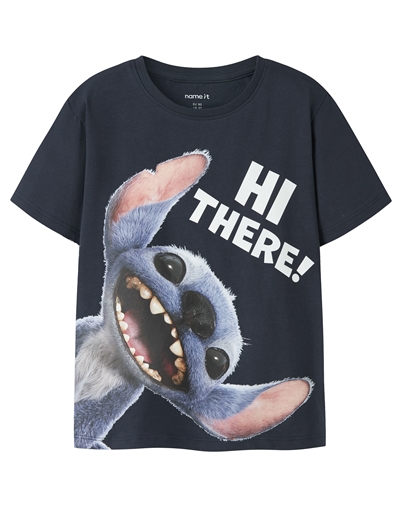 Name it - NMMJylle Stitch T-shirt - Navy Blazer
